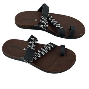 Merrell Women's Around Town Sunvue Thong Woven Strappy Sandals, Sz. 7 #J94154